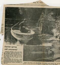 Former Spring Raft Uncovered