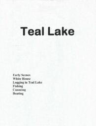 Teal Lake Scrapbook