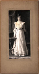 Young Woman with Table