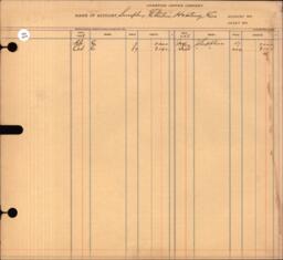 Copper Range Company Transfer Ledger 1907-1928, #097 Expenses S (2 of 2)