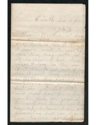 Charles Henry Hatch to James Hatch, 1863-01-11