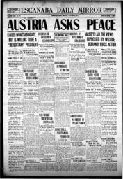 Escanaba Daily Mirror, 1918-10-28