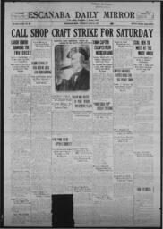 Escanaba Daily Mirror, 1922-06-29