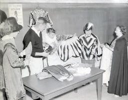 (618-08) Masquers--"Studio Three" Summer 1960: Actors Putting on Costumes