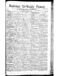 Manistique Tri-Weekly Pioneer, 1888-07-26