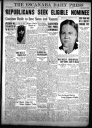 The Escanaba Daily Press, 1927-08-05