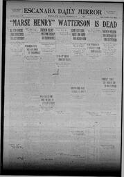 Escanaba Daily Mirror, 1921-12-22