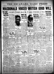 The Escanaba Daily Press, 1929-10-12