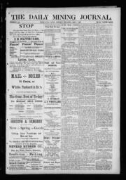 The Daily Mining Journal, 1888-05-01