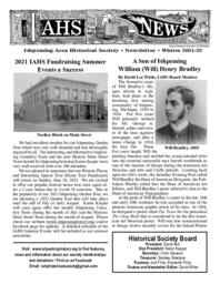 Ishpeming Area Historical Society Newsletter, Winter 2022