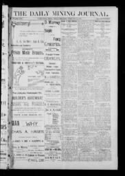 The Daily Mining Journal, 1892-02-26