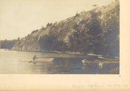 Canoes on Teal Lake