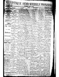 Manistique Semi-Weekly Pioneer, 1893-07-05