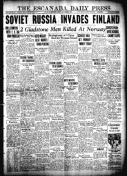 The Escanaba Daily Press, 1939-12-01