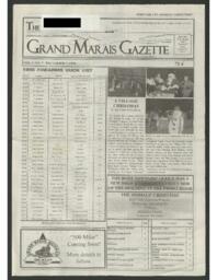 Grand Marais Gazette, 1998-12-03