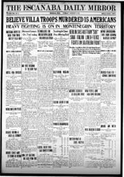 Escanaba Daily Mirror, 1916-01-11