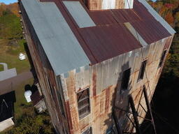 Drone's Eye View of the Champion Mine #4 Shaft House, 2017-10-11 (23 of 32)