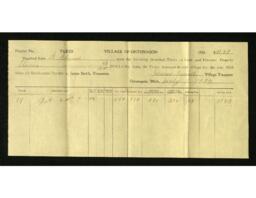 G. Glasser Tax Receipt, 1924-07-07