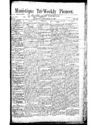 Manistique Tri-Weekly Pioneer, 1888-09-20