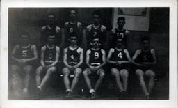 Tom Ross and Basketball Team (1 of 3)