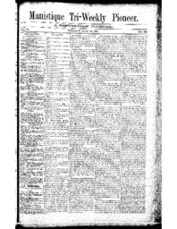 Manistique Tri-Weekly Pioneer, 1888-07-10