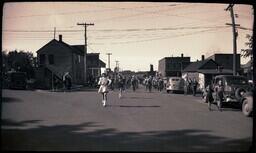 (016-006) Marching Band Performing in Ontonagon Labor Day Parade