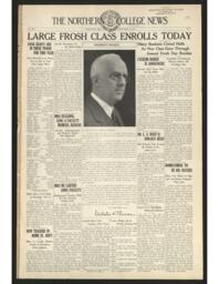 The Northern College News, 1938-09-20