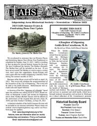 Ishpeming Area Historical Society Newsletter, Winter 2023