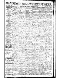 Manistique Semi-Weekly Pioneer, 1893-11-18