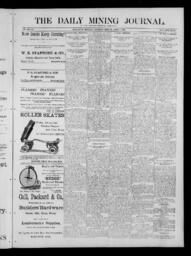 The Daily Mining Journal, 1886-04-08