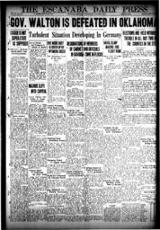 The Escanaba Daily Press, 1923-10-03