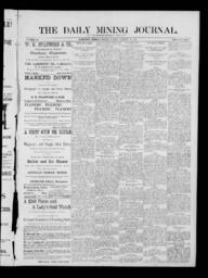 The Daily Mining Journal, 1886-01-11