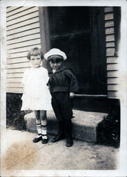 Young Boy and Girl With Bobbed Hair