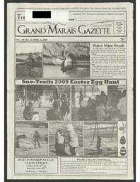 Grand Marais Gazette, 2009-04-16