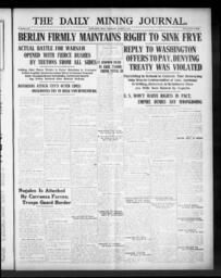 The Daily Mining Journal, 1915-08-05