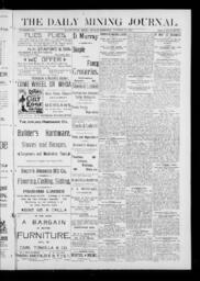 The Daily Mining Journal, 1891-08-14