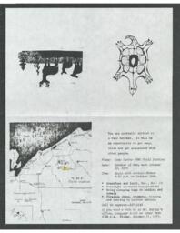 Fall Retreat Invitation, 1973-10