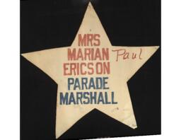 Mrs. Marian Paul Ericson, Parade Marshall Poster