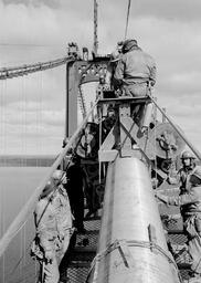 Cable wrapping for Mackinac Bridge (2 of 6)