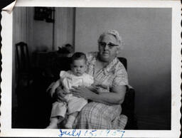 Older Woman with Baby