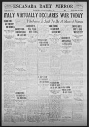 Escanaba Daily Mirror, 1923-09-01