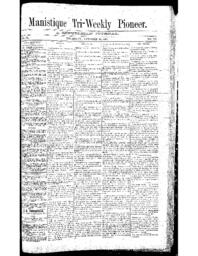 Manistique Tri-Weekly Pioneer, 1888-10-18