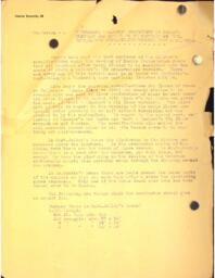 Papers related to the maintaining of Champion Copper Company housing