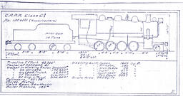 Drawing, Locomotives 100-101