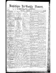 Manistique Tri-Weekly Pioneer, 1888-08-30