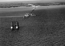 Aerial View of Mackinac Bridge Construction (16 of 77)