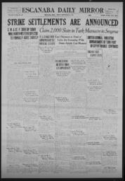 Escanaba Daily Mirror, 1922-09-15