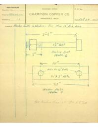 Details for Anchor Bolts and Washers for New 12? Air Line