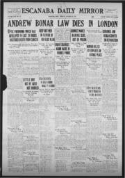 Escanaba Daily Mirror, 1923-10-30