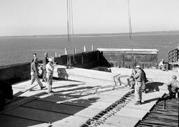 Finishing up the anchor piers for the Mackinac Bridge (5 of 7)